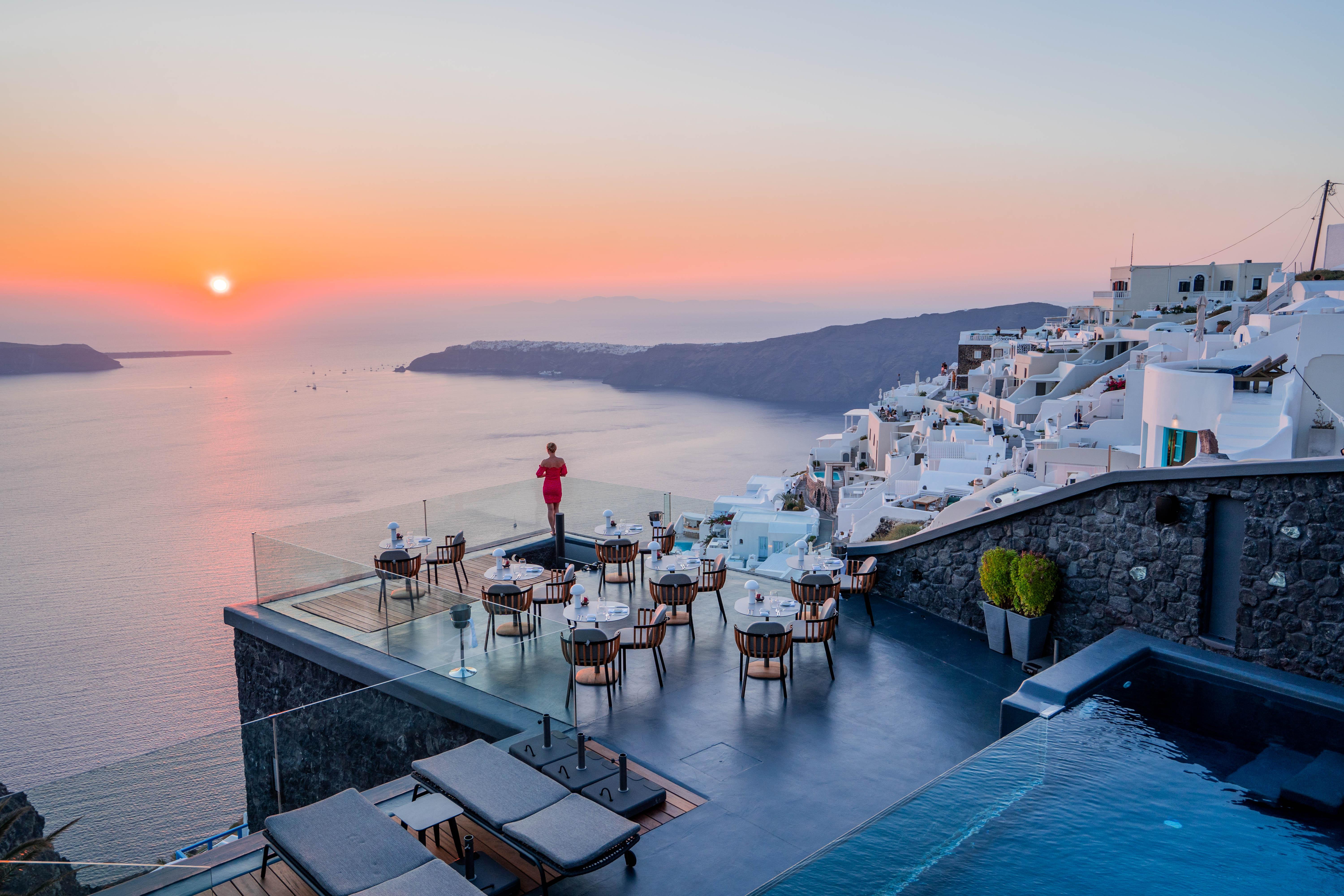 فندق Kivotos Santorini إيميروفيغلي المظهر الخارجي الصورة